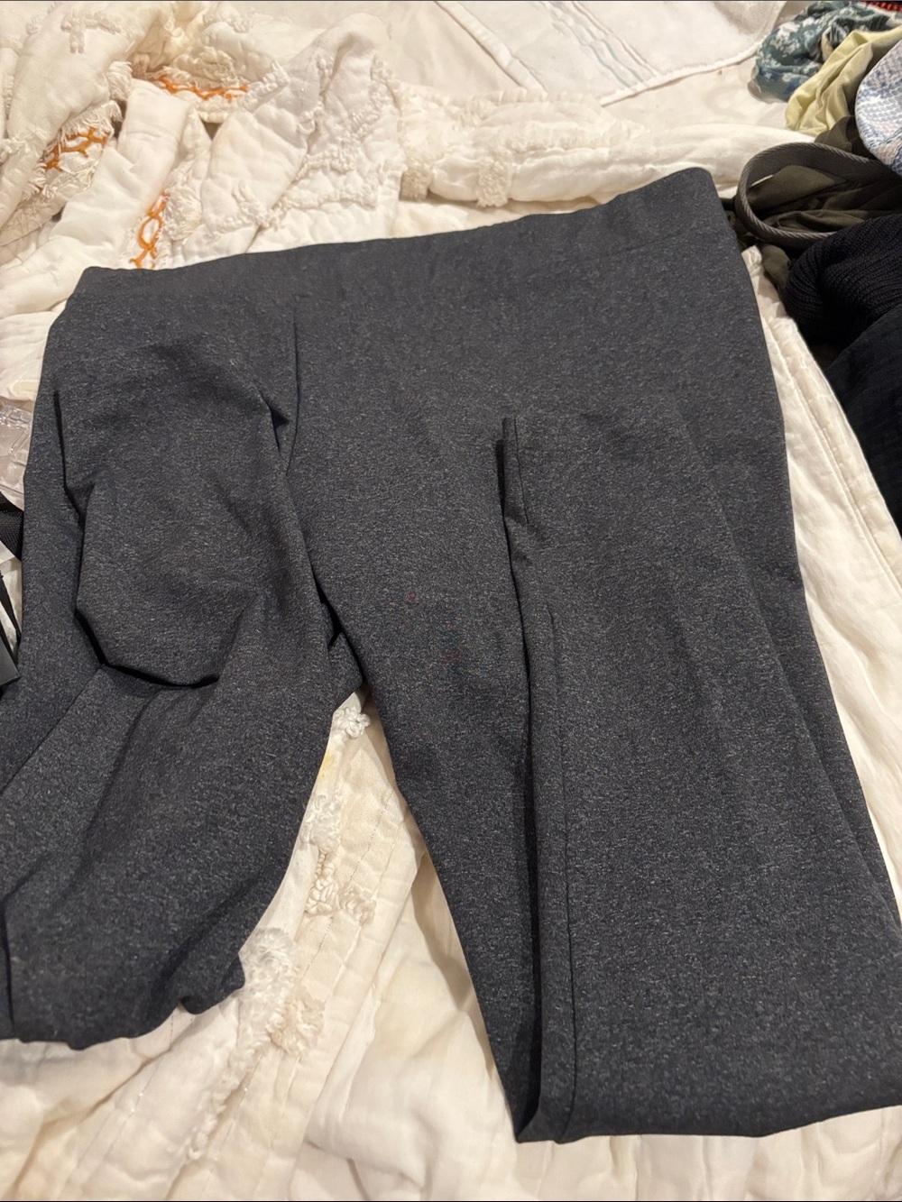 Matty M Charcoal Ponte Leggings